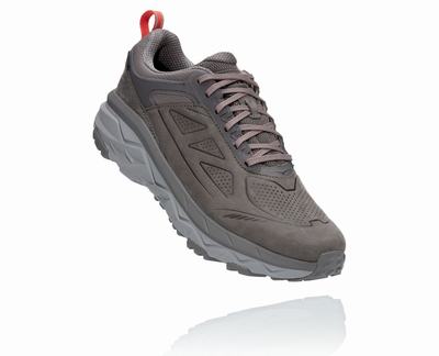 Hoka One One Challenger Low GORE-TEX - Sapatilhas Trail Homem - Cinzentas, PV72038